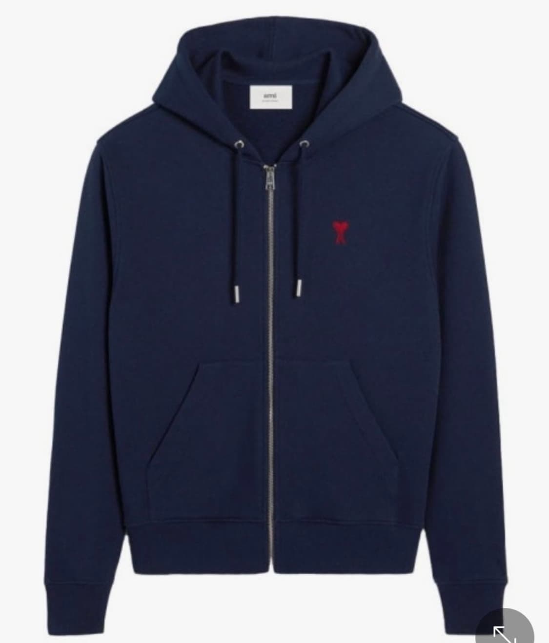 아미 후드집업 네이비 m 상품이미지1