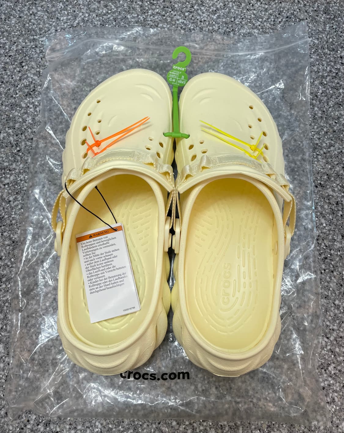 크록스 에코 클로그 버터크림 컬러 280 사이즈 상품이미지1