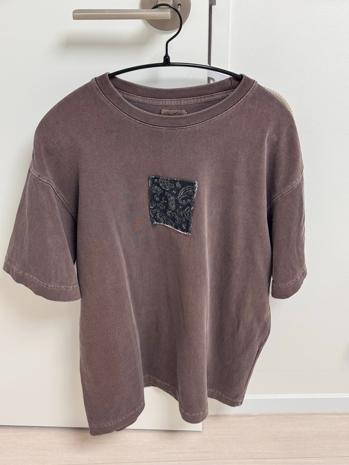 1) 서스테인 자카드 데님 반팔 상품이미지1