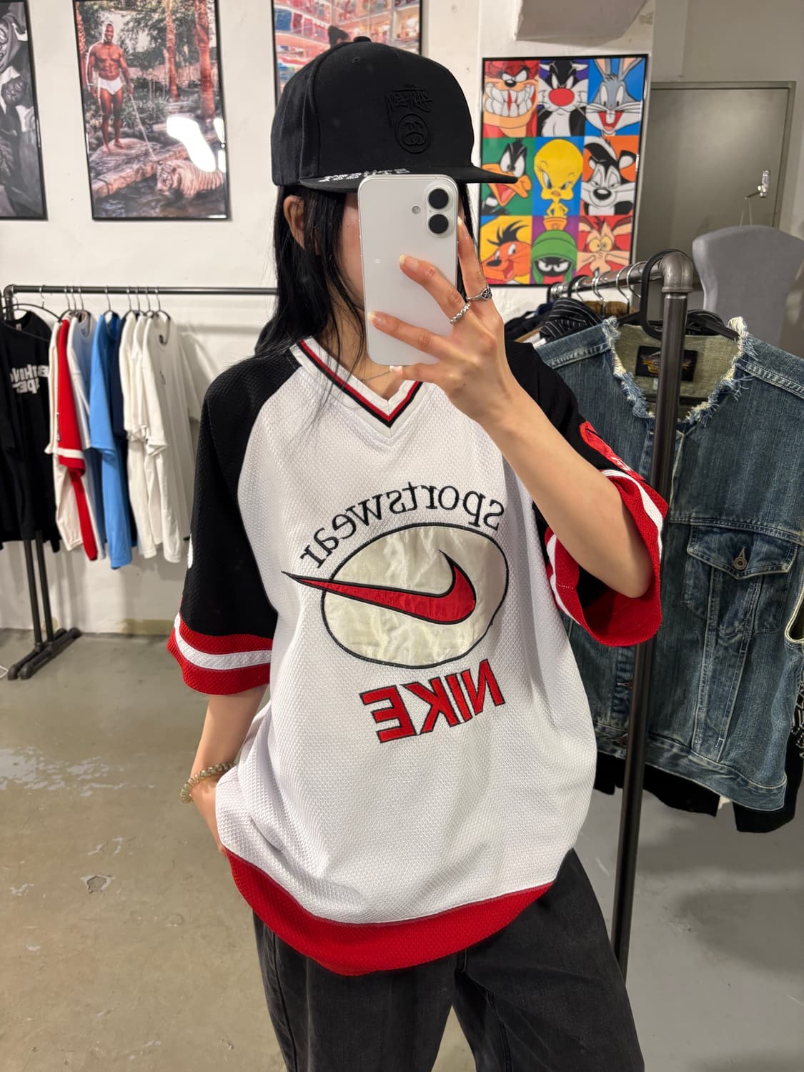 나이키 90‘s 스포티웨어 매쉬져지 상품이미지1