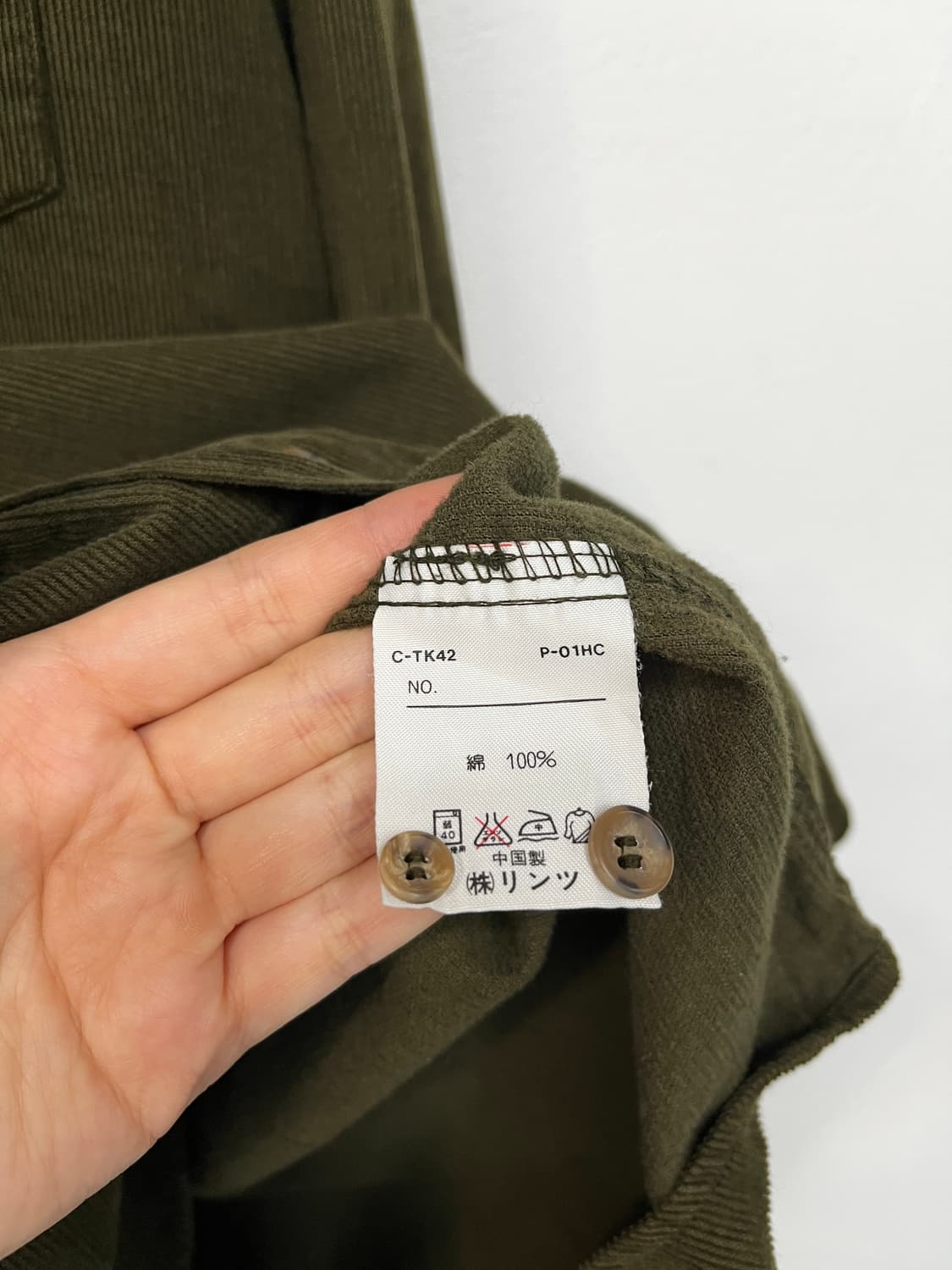 베네통 코듀로이 셔츠 상품이미지10