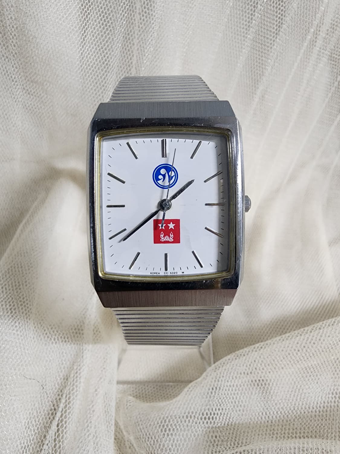 빈티지 삼성시계 사각메탈사단장 군대시계 상품이미지1