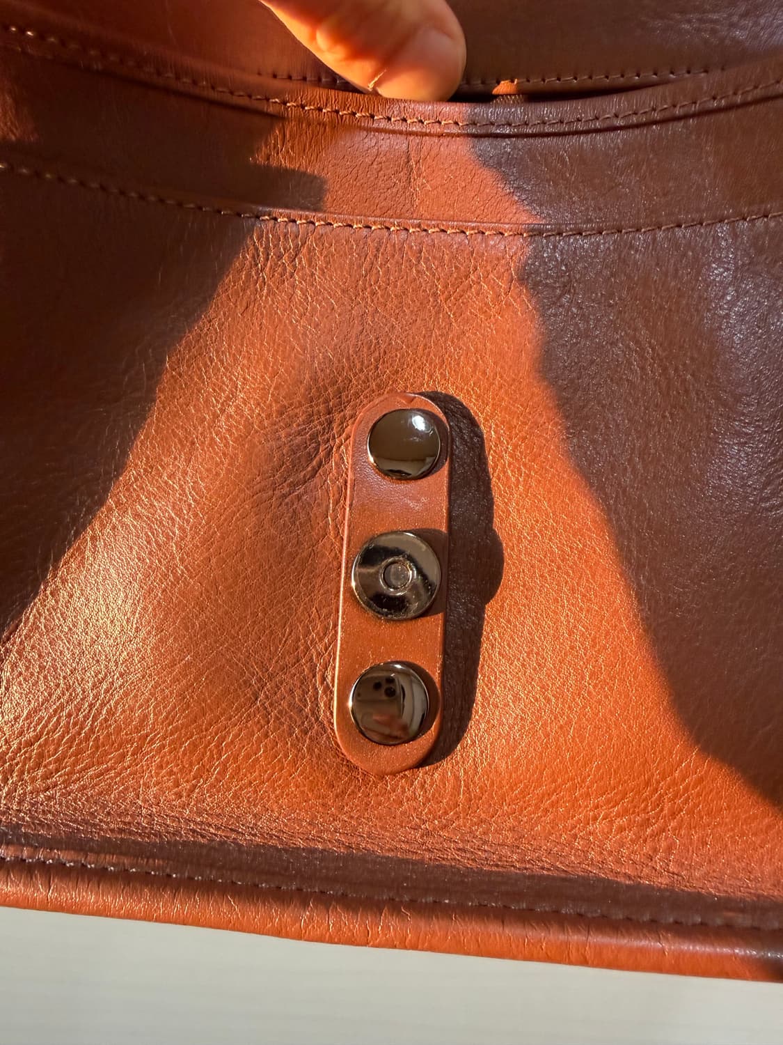 아트이프액츠 카르티지Cartridge Leather Bag_Tabacco 상품이미지5