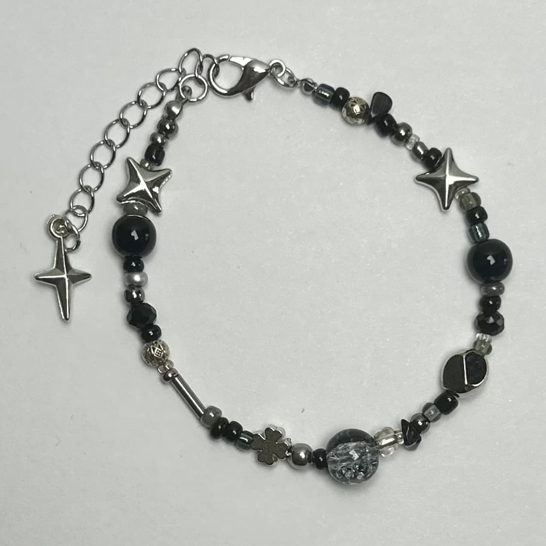 핸드메이드 비즈 팔찌 Blak Stone 036 상품이미지4