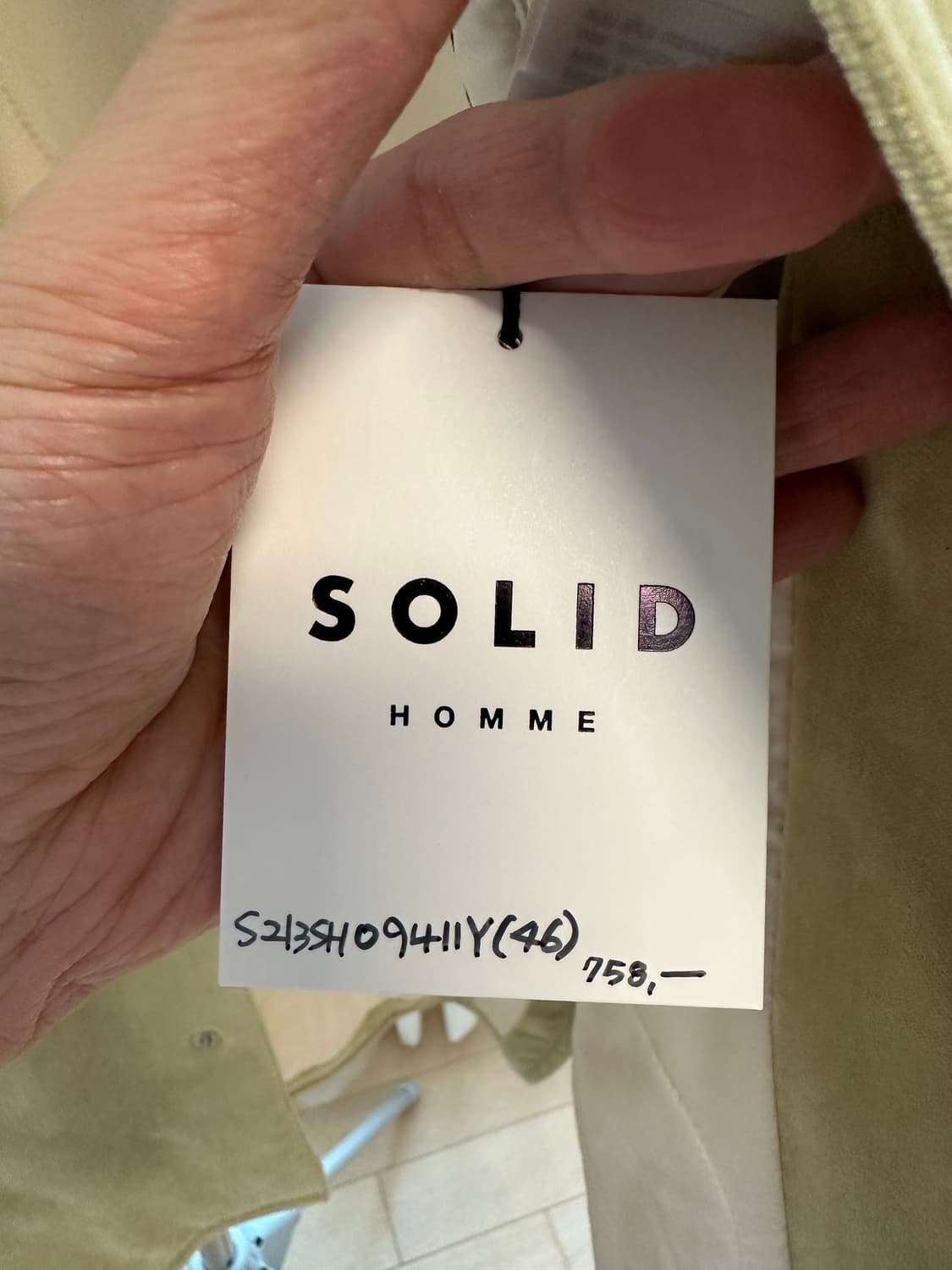 솔리드 옴므 패디드 셔츠 자켓 / 46 (105) 상품이미지7