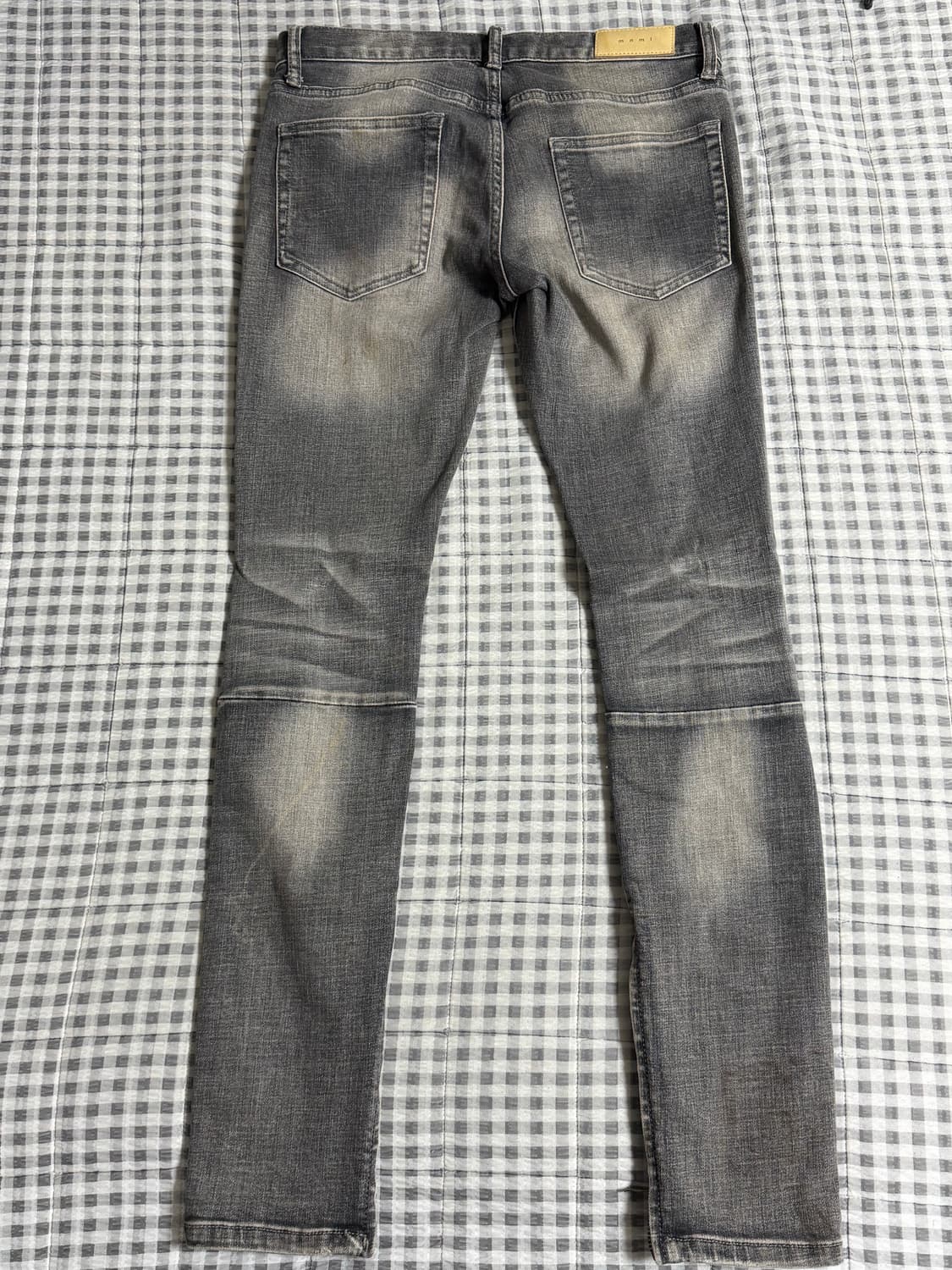 (30) mnml OG 디스 흑청 데님 진 상품이미지3