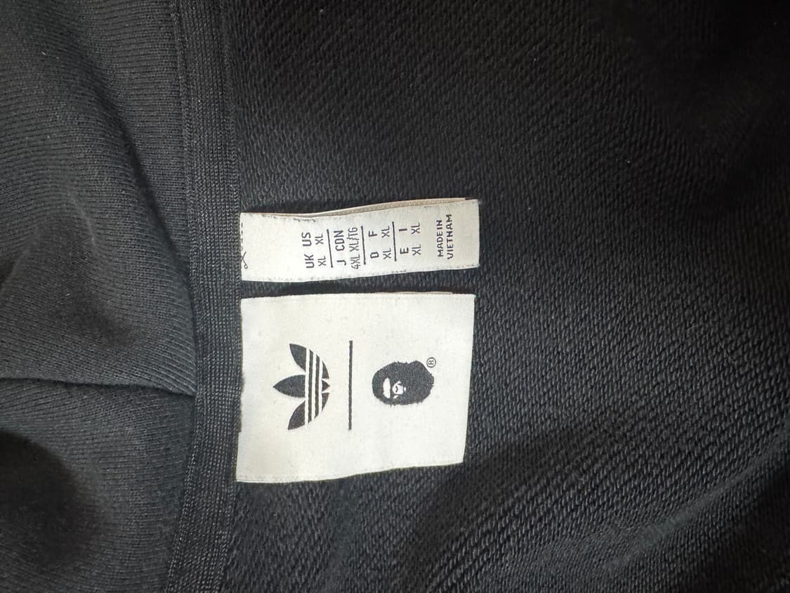 베이프 아디다스 콜로보 샤크후드 us사이즈 xl 상품이미지2