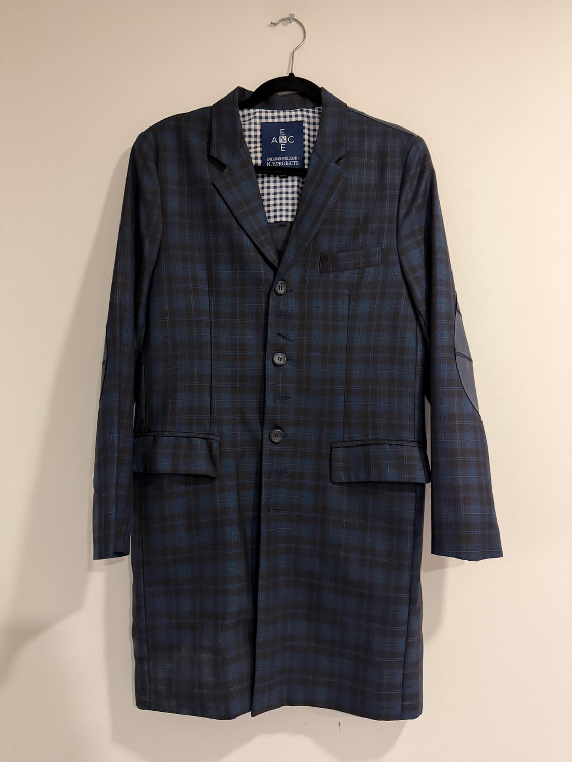 EAMCE 체크 코트  상품이미지1