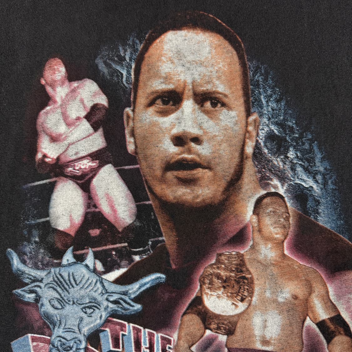 빈티지 90s The Rock Rap Tee 더 락 랩티셔츠 상품이미지4