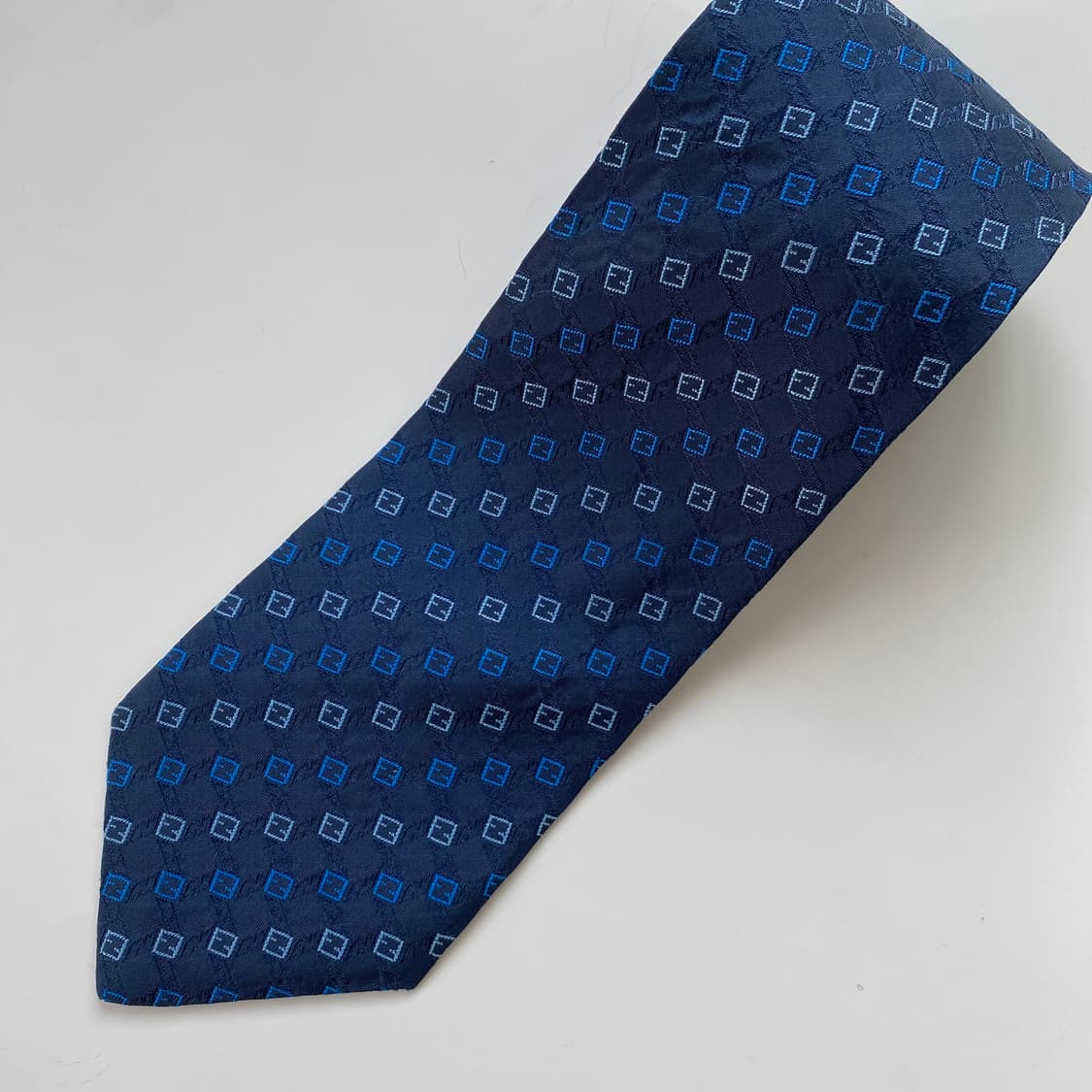 펜디 (FENDI) FF 모노그램 명품 정품 넥타이 상품이미지6