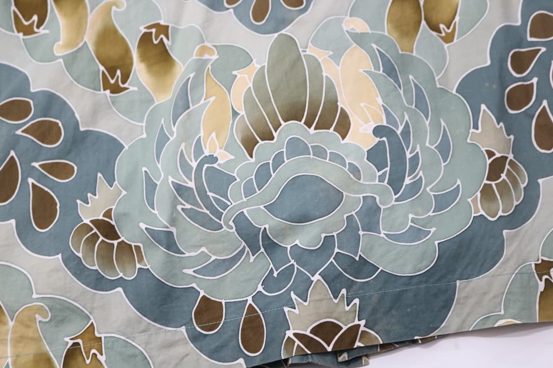 Batik Plentong 빈티지 인도네시아 바틱 패턴 반팔 셔츠 상품이미지10