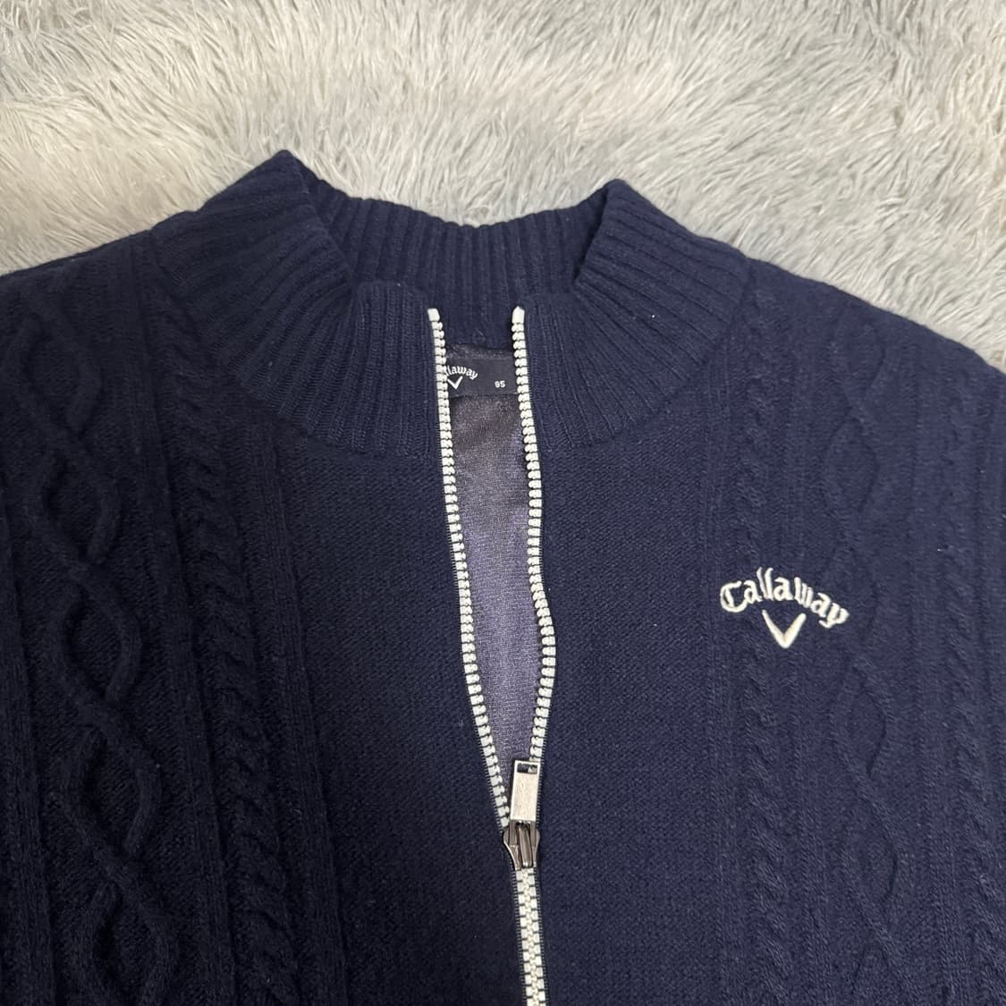 캘러웨이 캐시미어 울 니트집업 95사이즈 상품이미지2