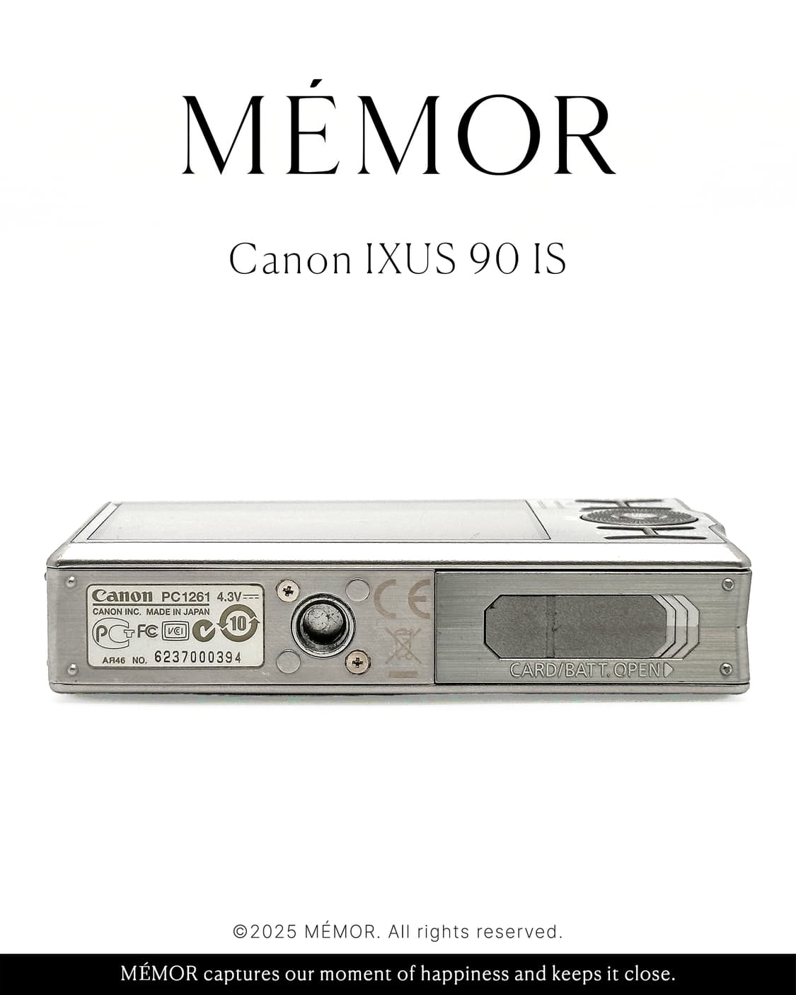 미야오 가원,유튜버,인플루언서 사용✨캐논 CANON IXUS 90 IS 상품이미지4