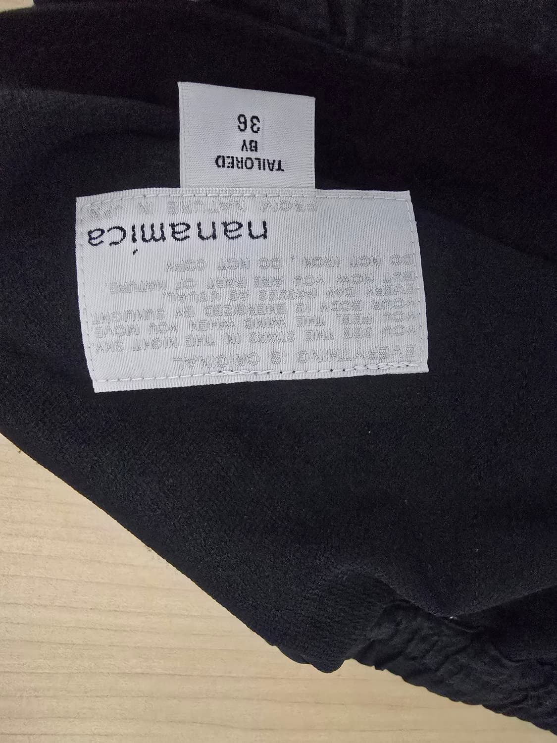 나나미카 알파드라이 와이드 이지 팬츠 BLACK-36 상품이미지7