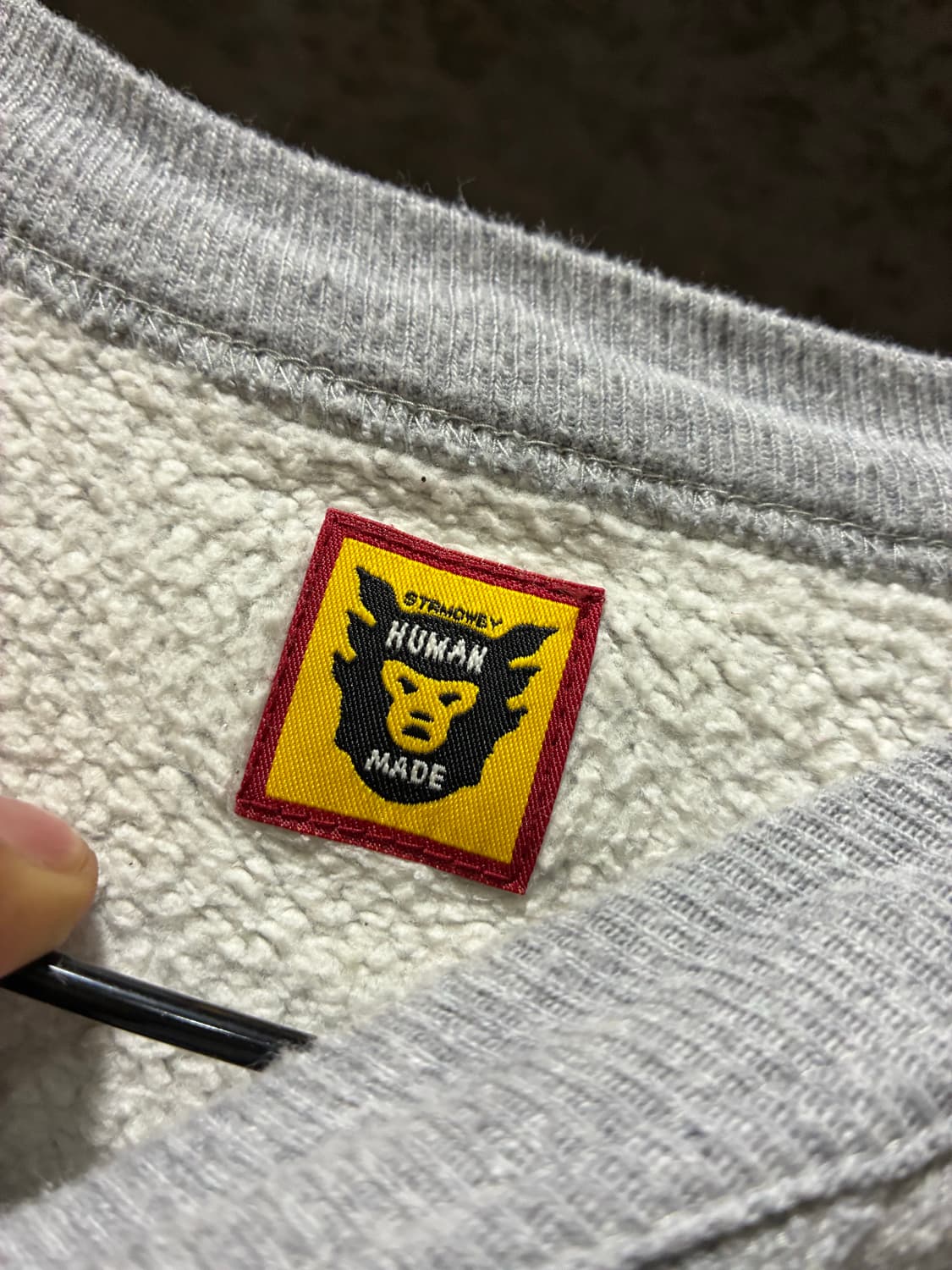 Human Made 휴먼 메이드 로고 넥크루 스웻셔츠 상품이미지3