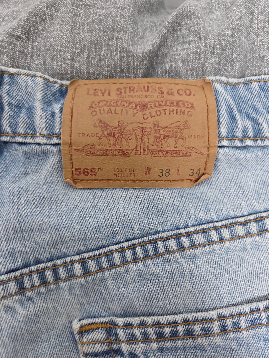 90s levis 565 38x34 상품이미지4