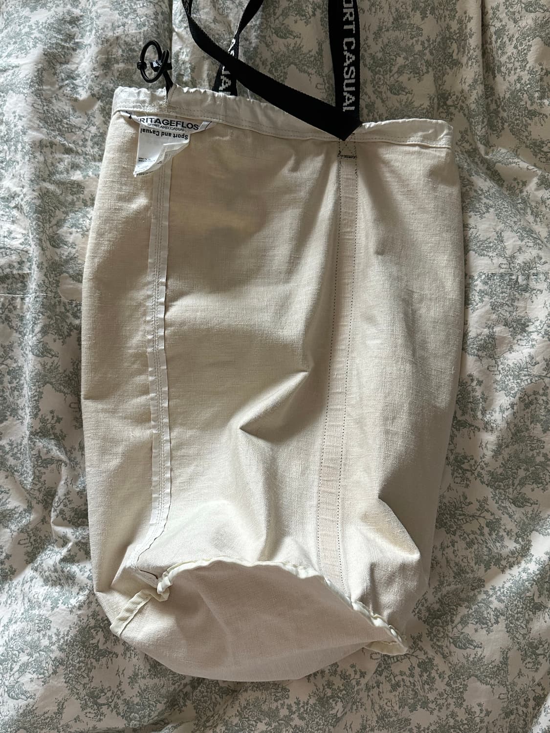 헤리티지플로스 페이턴트 스포츠백 화이트 상품이미지7