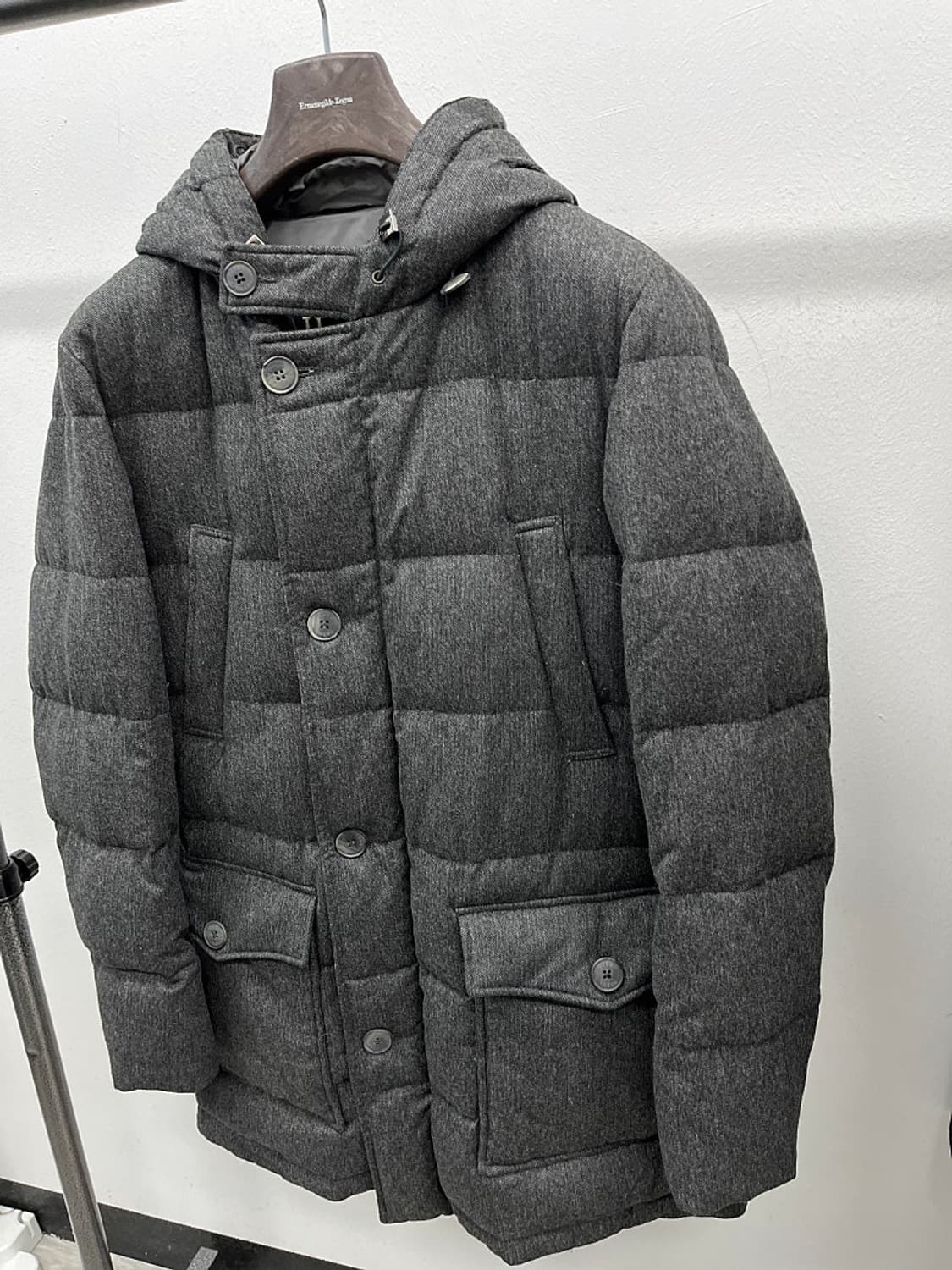 100-105) 에르노 로로피아나 캐시미어 다운패딩  상품이미지1