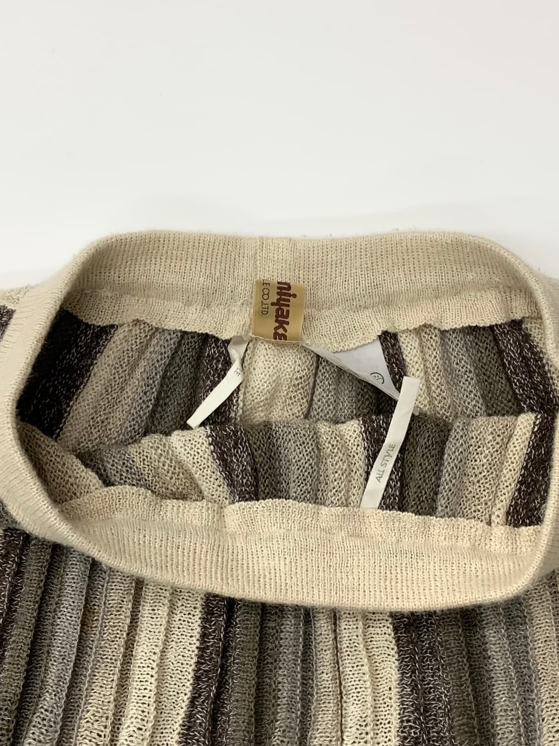 Issey Miyake 이세이미야케 90s 니트 셋업  상품이미지8