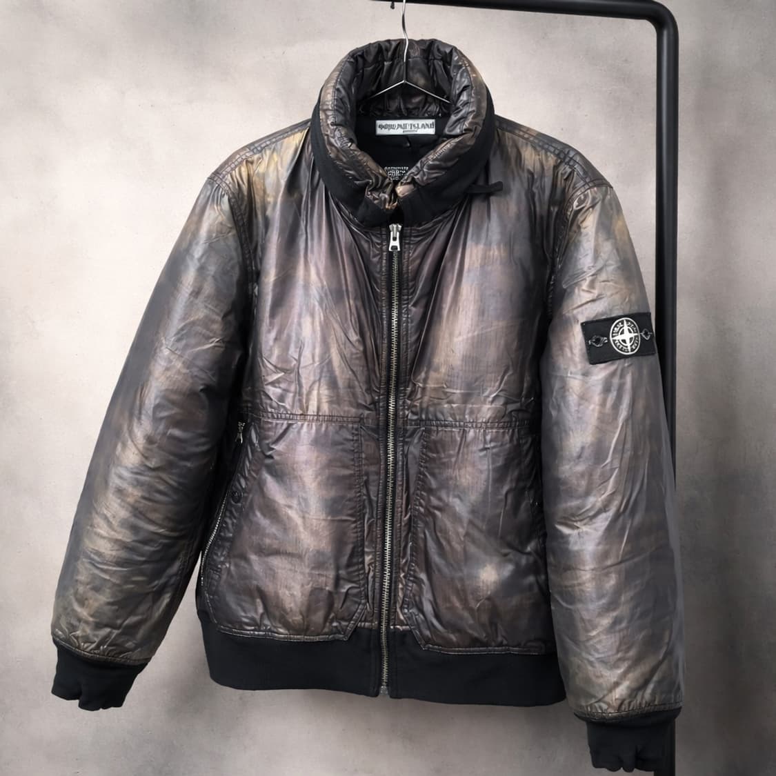 스톤아일랜드 EARTH MAPPING 카모플라주 다운 상품이미지6