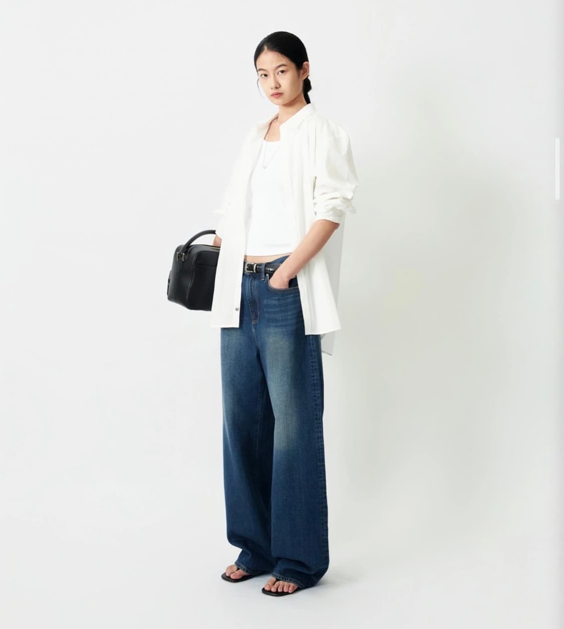 LABEL ARCHIVE Mariam wide fit jeans 상품이미지4