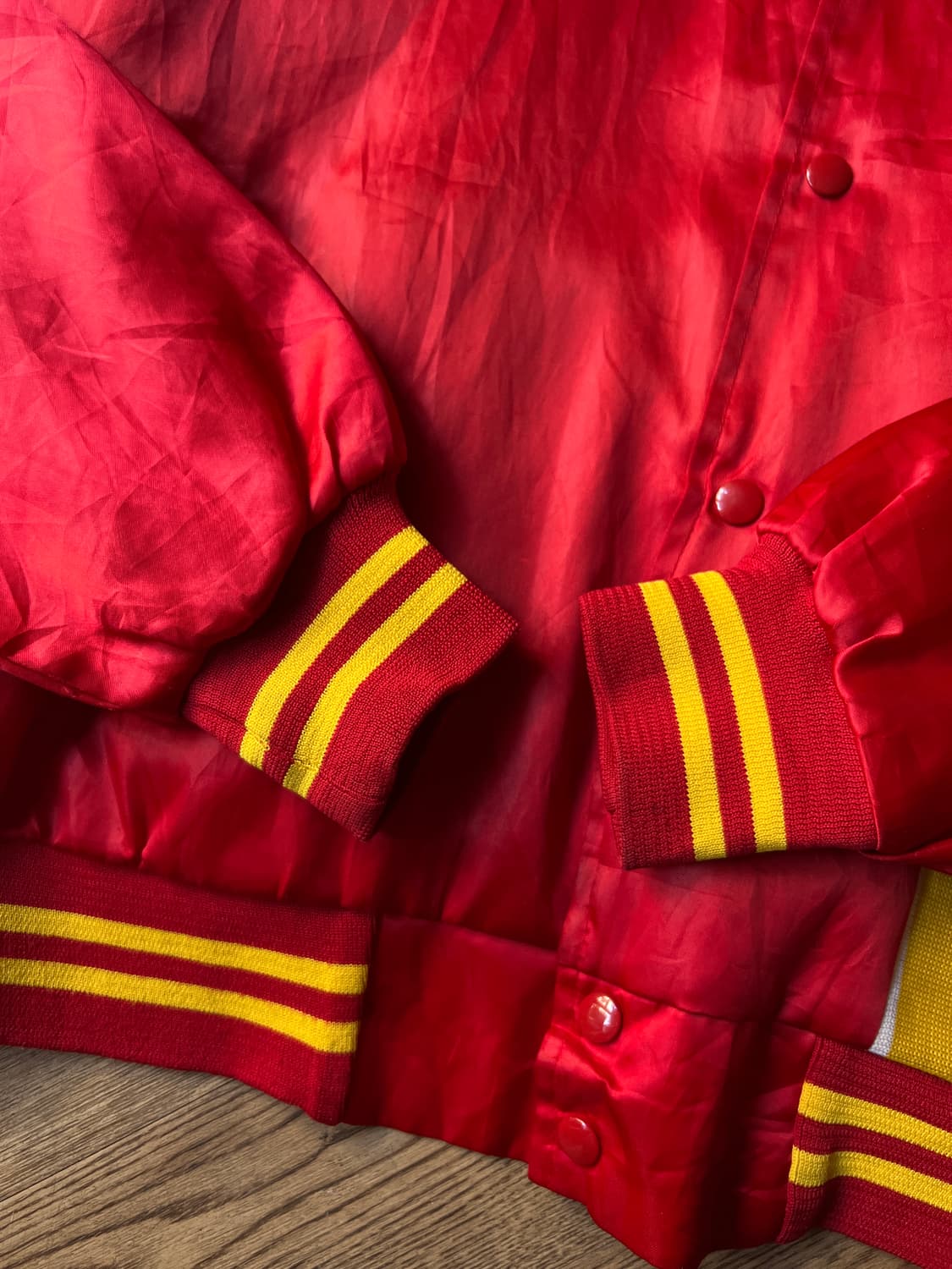 [XL]90's USA Made USMC 미 해병대 나일론 바시티 자켓 상품이미지6