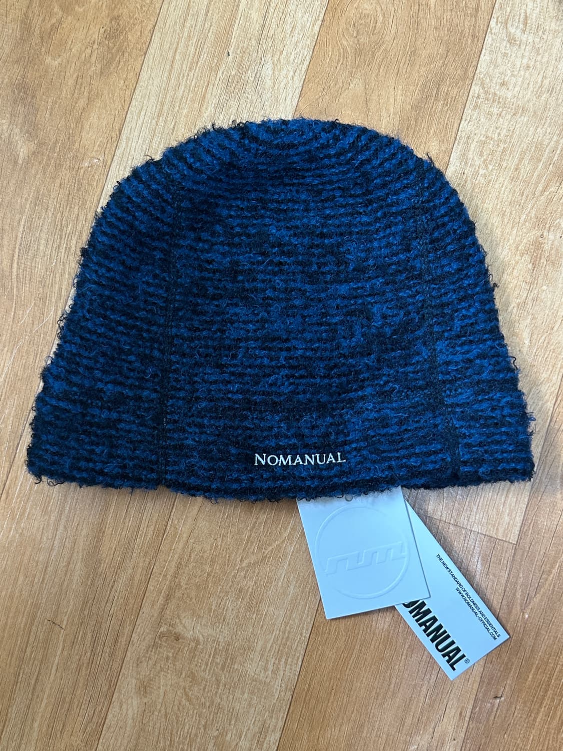 NOMANUAL NEST HAIRY BEANIE - MIXED BLUE 상품이미지4