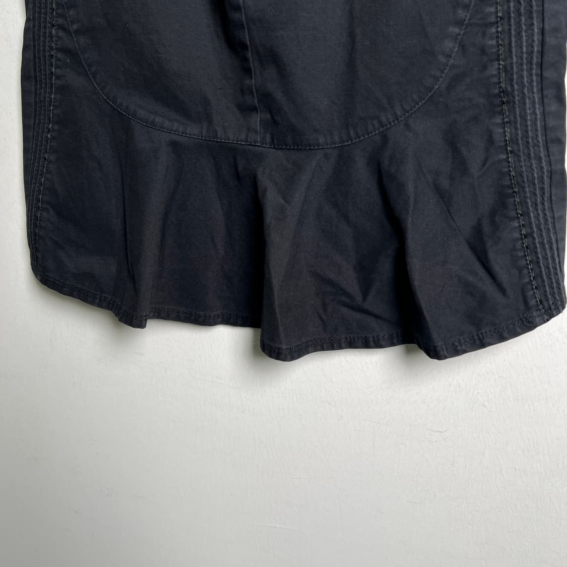 아르마니 익스체인지 블랙 코튼 미디 스커트  상품이미지5