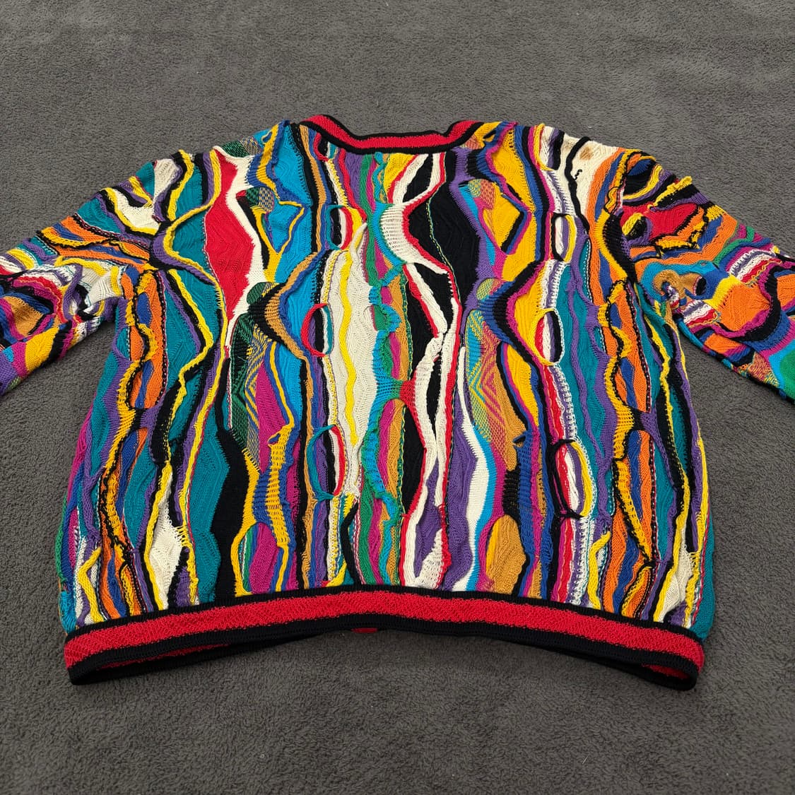 [ 정품/S ] 쿠지 빈티지 케이블 니트 가디건 상품이미지4