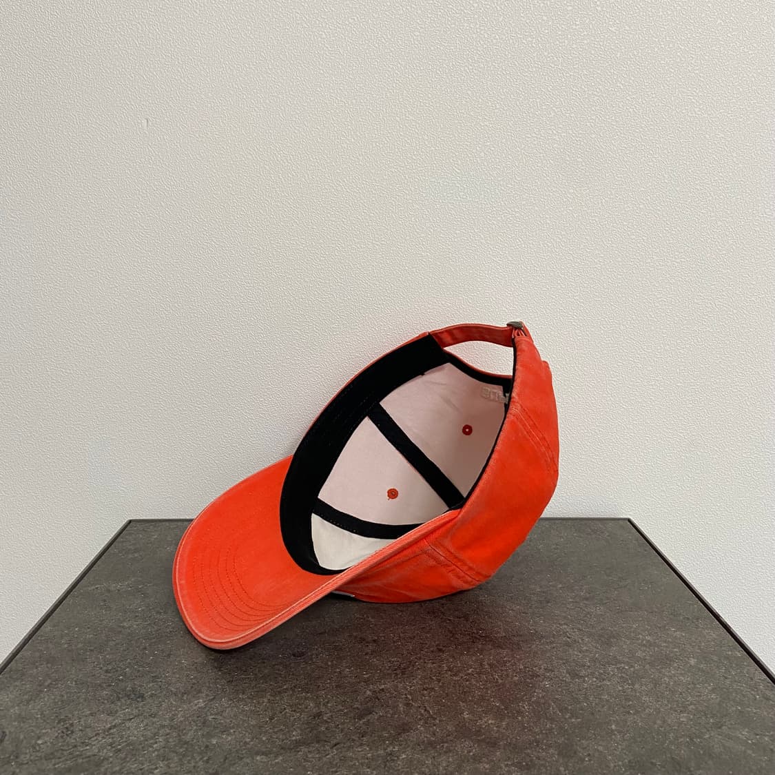 (OS) 슈프림 S로고 볼캡 모자 피그먼트 워시드 오렌지 상품이미지6