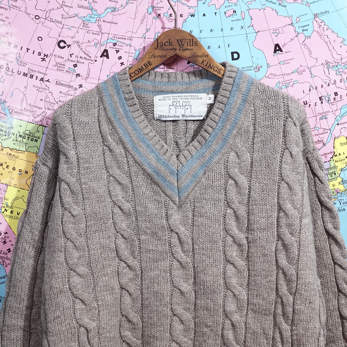 영국제 Oldderby 케이블 니트 상품이미지4