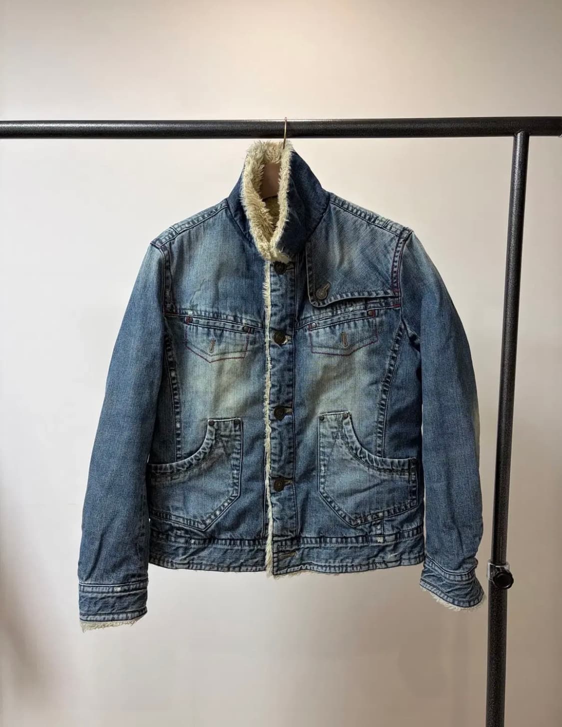 (105) TBJ 쉐르파 y2k 데님 자켓 상품이미지1