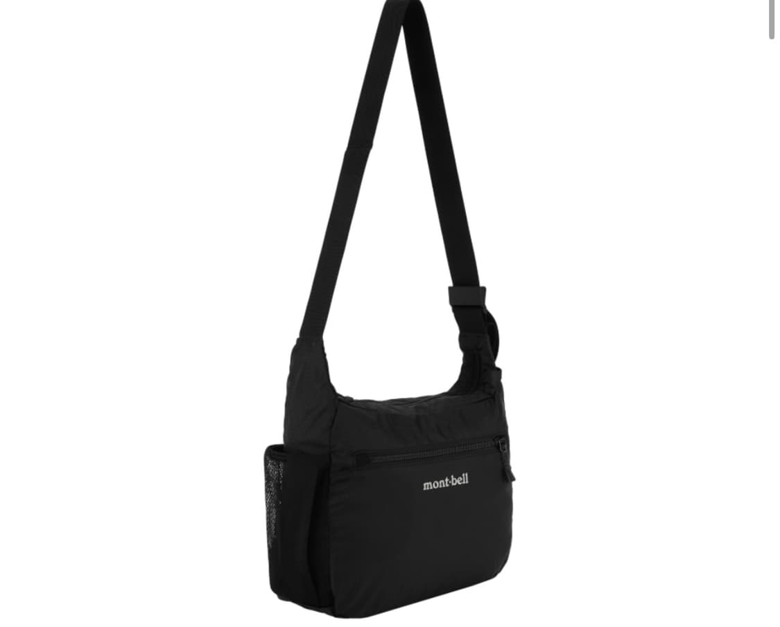 몽벨 포케터블 라이트 숄더백 스몰 블랙 상품이미지4