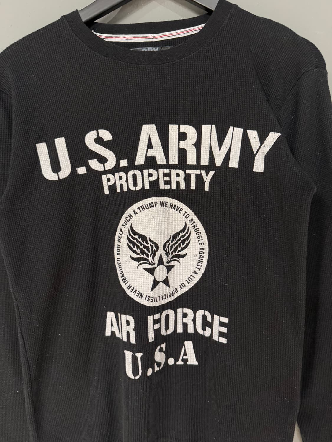 U.S.ARMY lettering waffle long sleeve 상품이미지5