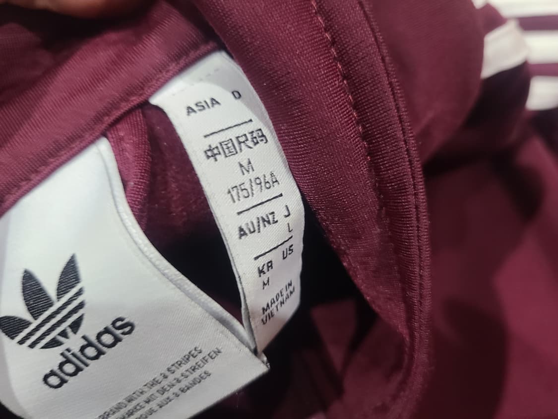 아디다스 파이어버드 트랙탑 마룬 상품이미지5