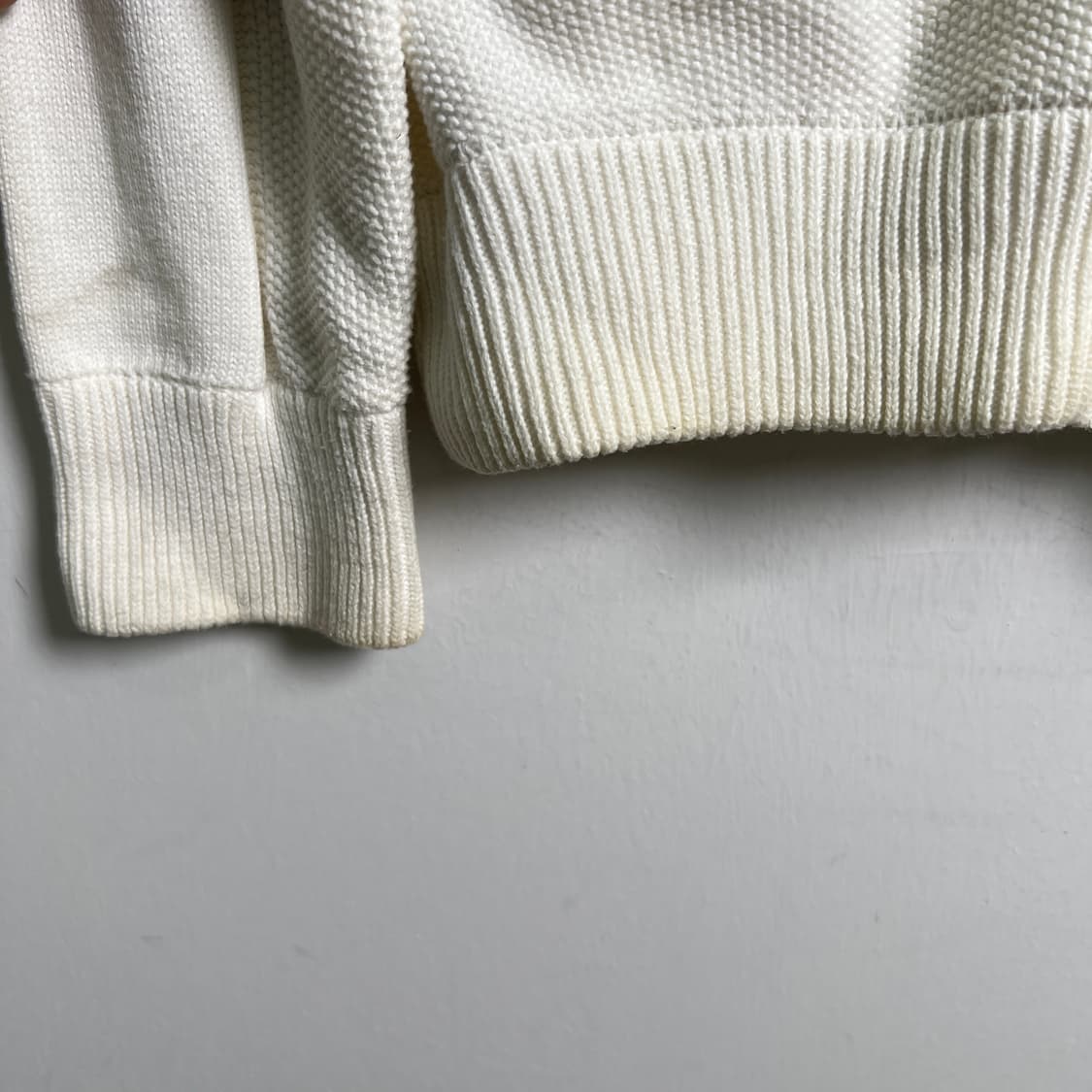 Avirex 아비렉스 코튼 니트 집업 자켓 XL 상품이미지9