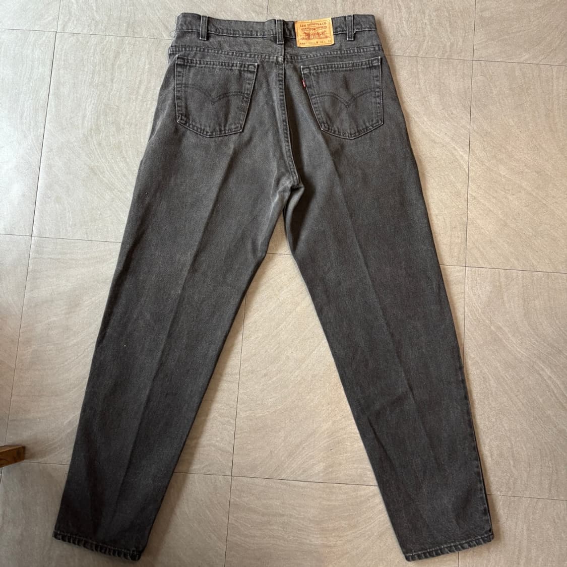 94년 미국 생산 리바이스 550 데님 블랙 팬츠 바지 상품이미지6