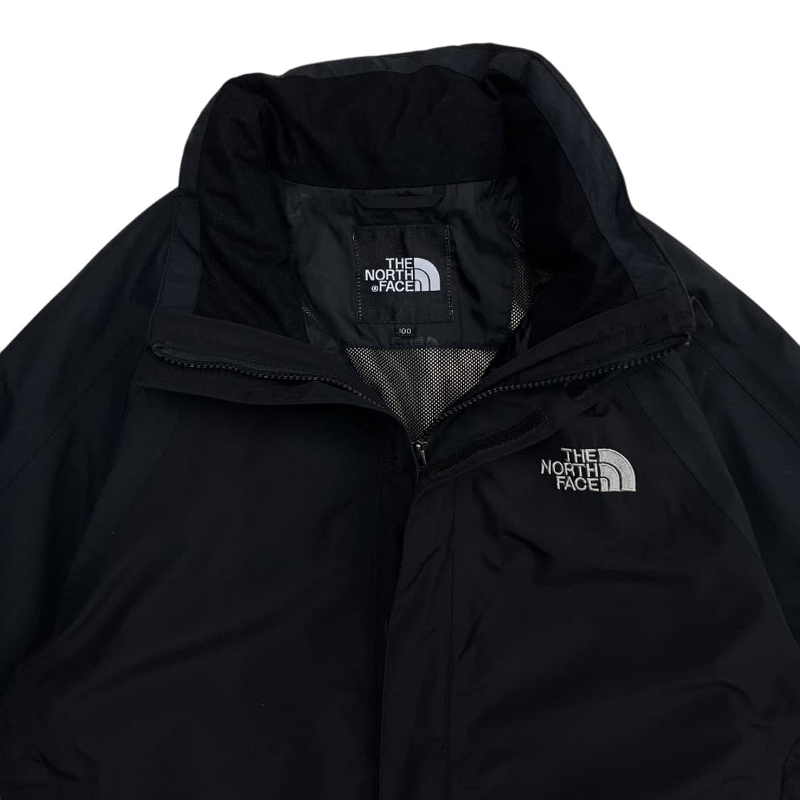 노스페이스 로고 블랙 바람막이 100 상품이미지5