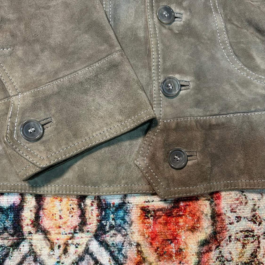 [L] 돌체앤가바나 염소가죽 스웨이드 자켓 상품이미지3