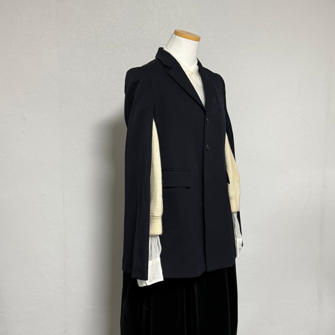 12ss 꼼데가르송 꼼데가르송 울 케이프자켓 s 상품이미지3