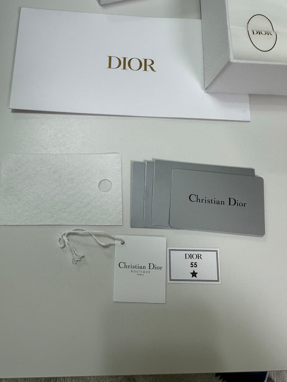 디올 오블리크 새들 카드지갑 구성품포함!! 상품이미지7