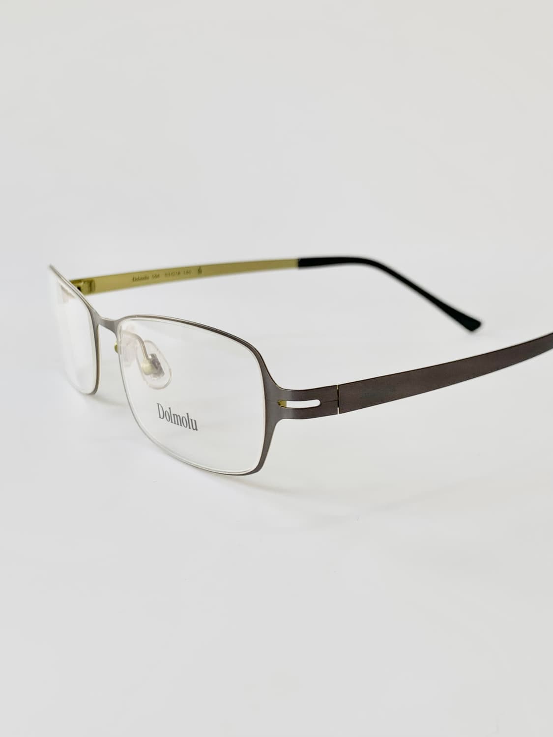 [픽키-637] Dolmolu 다크브라운 메탈 안경 스퀘어 클래식  상품이미지5