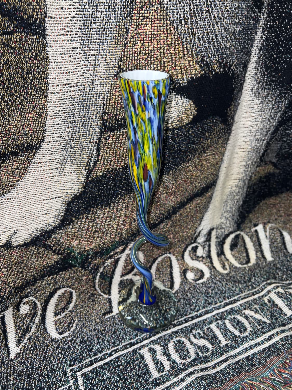 VTG Murano Hand Blown Twist vase 상품이미지1