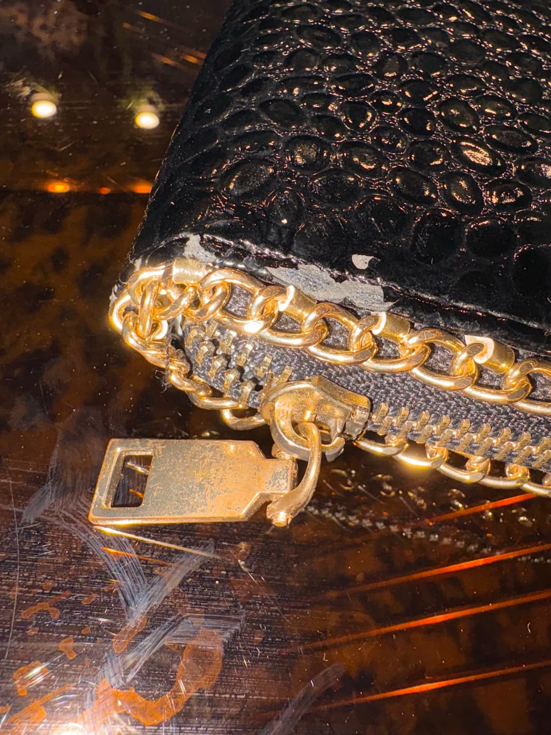 Kirakira brooch long wallet 상품이미지4