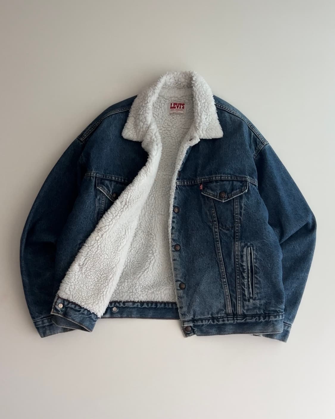 리바이스 90s USA 셰르파 데님 트러커 자켓 XL 상품이미지1