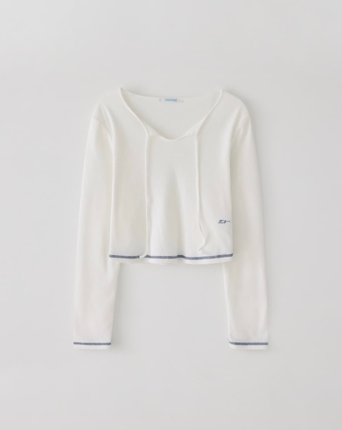 타낫 스트링 티셔츠 아이보리 (새상품, 택O) 상품이미지1