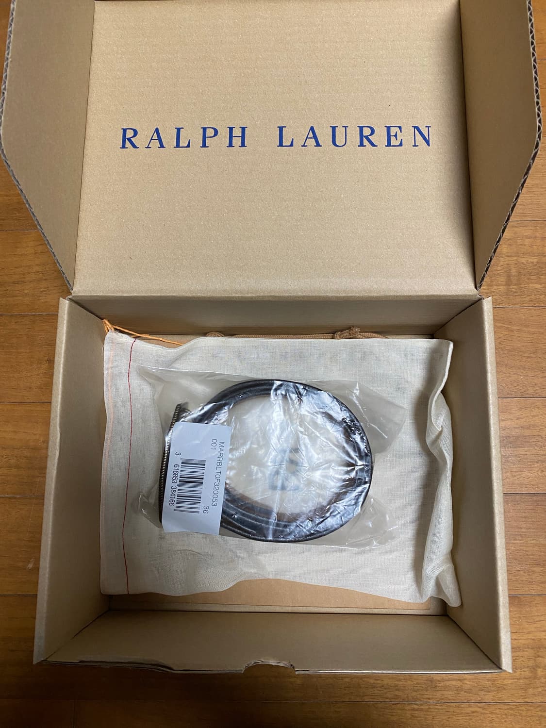 [36] 더블알엘 RRL 바스켓 위브 엠보스드 레더 벨트 상품이미지2