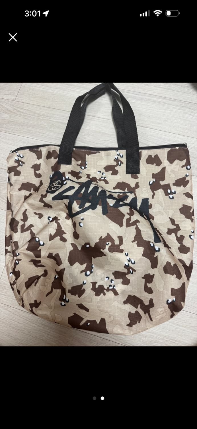 베이프 스투시 잡지 부록 카모 토트백 상품이미지1