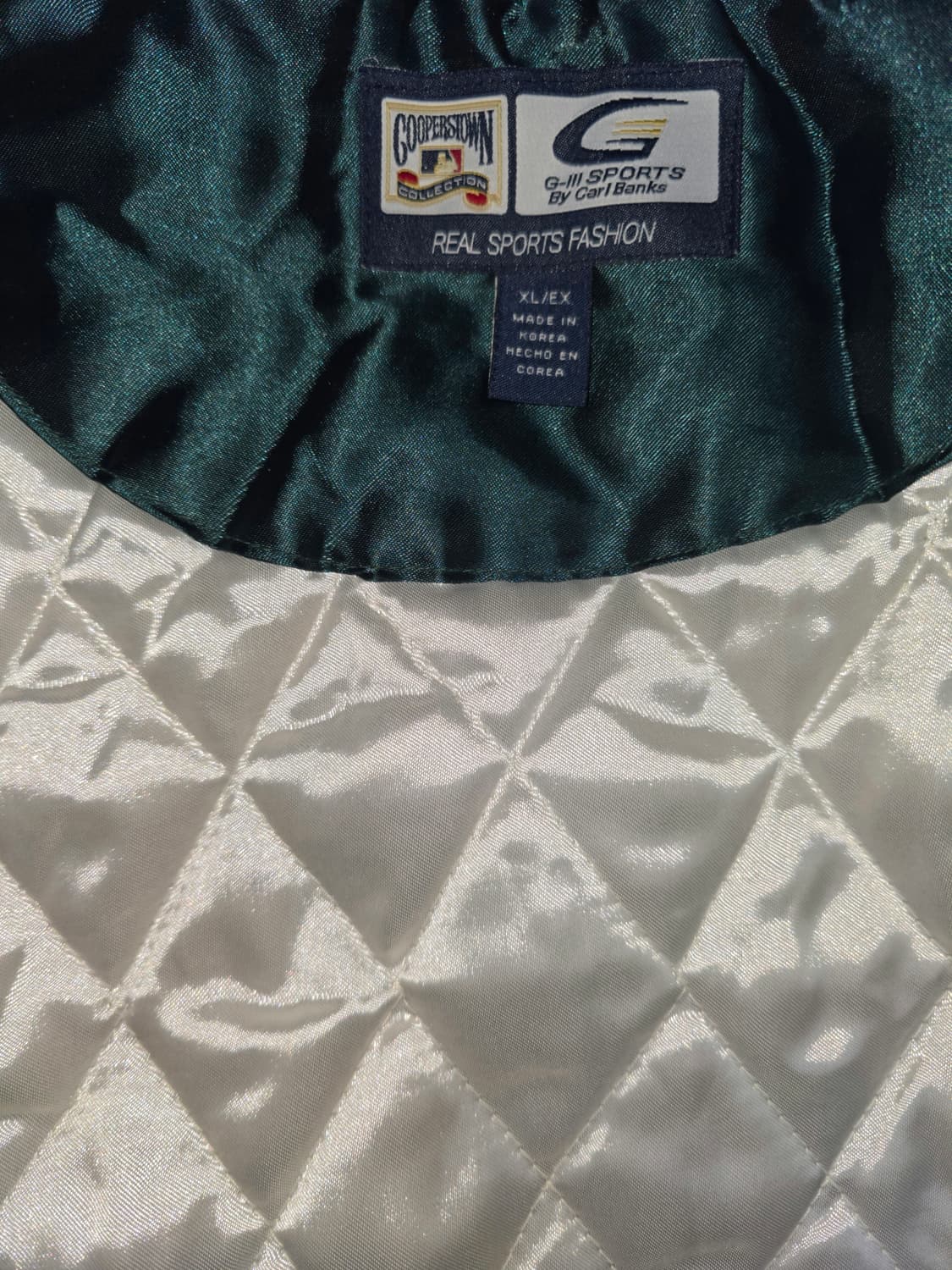 MLB G-III sports 오클랜드 애슬레틱스 야구 점퍼 상품이미지3