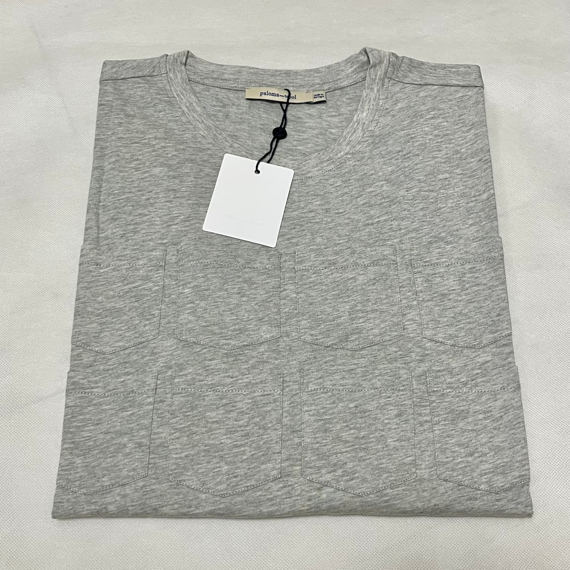 [L,XL]팔로마울 Arisa 포켓 티셔츠/그레이 상품이미지3